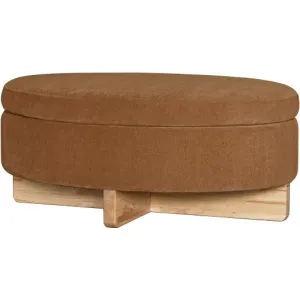 Versatile Leather Storage Ottoman