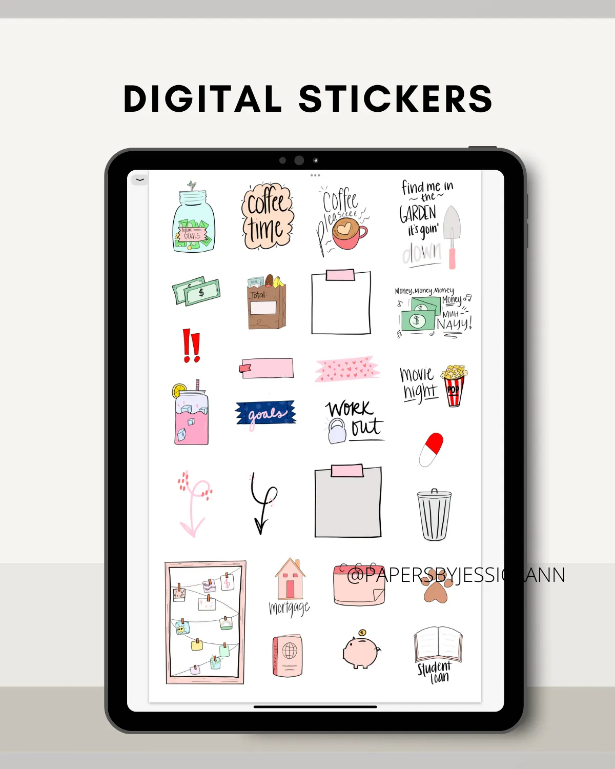 Vertical Digital Budget Planner - 2025