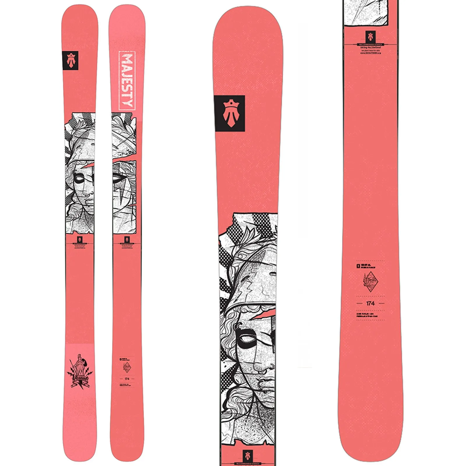 Vestal (W) - Women's All-Mountain Freestyle Skis | 105 mm