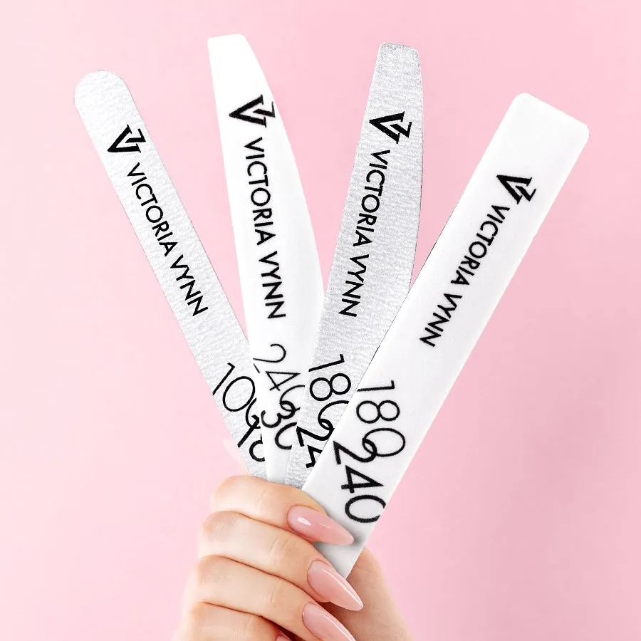 Victoria Vynn Rectangular Nail Buffer White 180/240