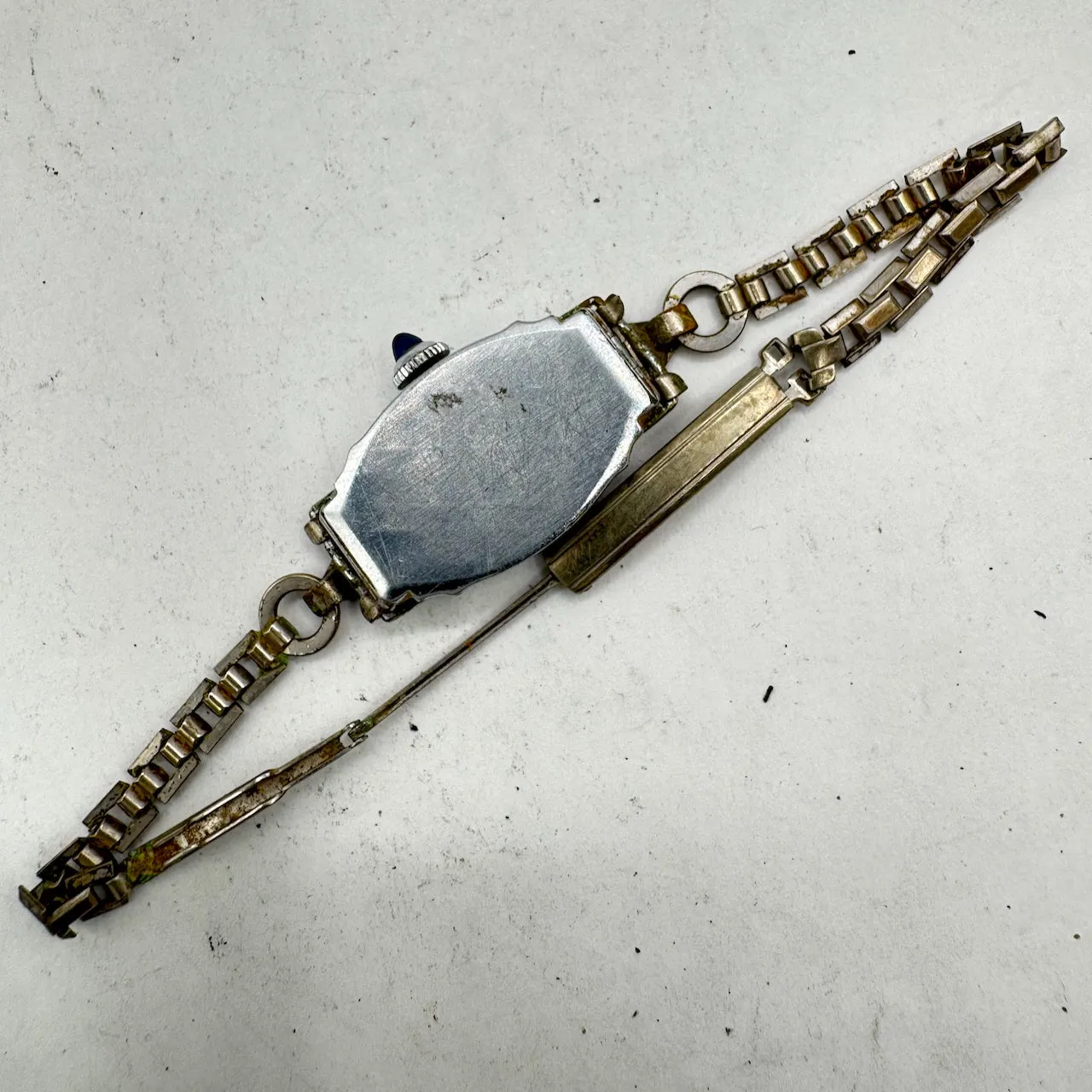 Vintage 1929 Bulova Jeweled Ladies Mechanical Wristwatch 6 AP Swiss 14k RGP