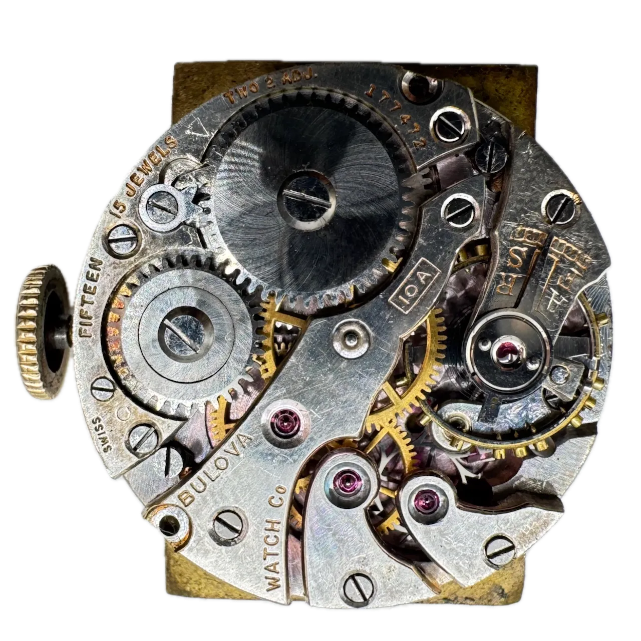 Vintage 1935 Bulova Lone Eagle Men's Mechanical Wristwatch 10 A USA 10k GF