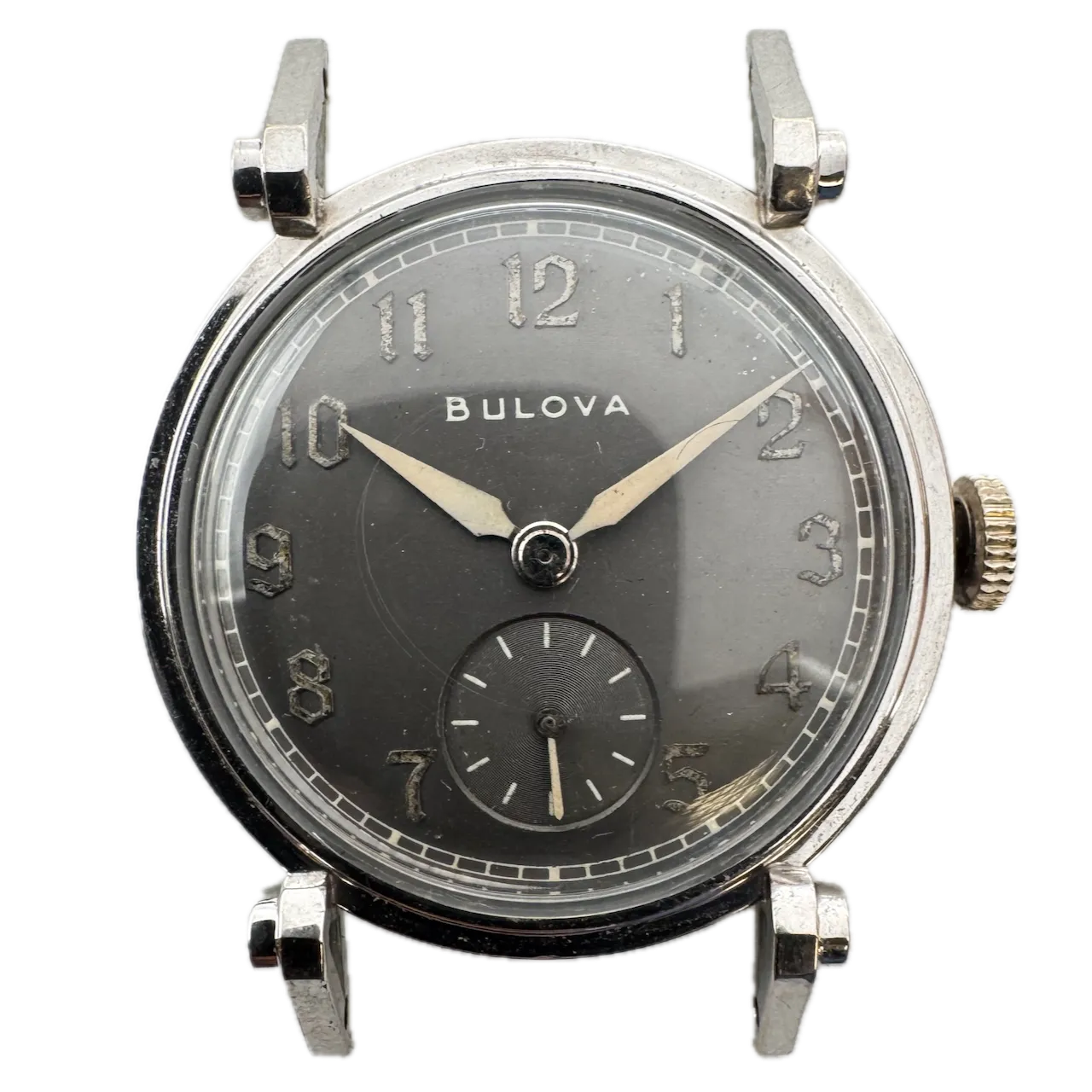 Vintage 1948 Bulova Princeton Men's Mechanical Wristwatch 10 BH White 10k GF