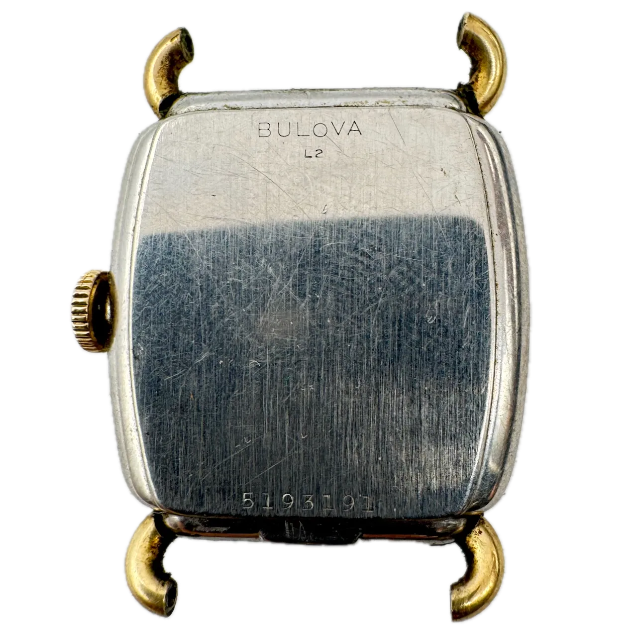 Vintage 1952 Bulova Director Men's Mechanical Wristwatch 10 BT Steel & 10k RGP