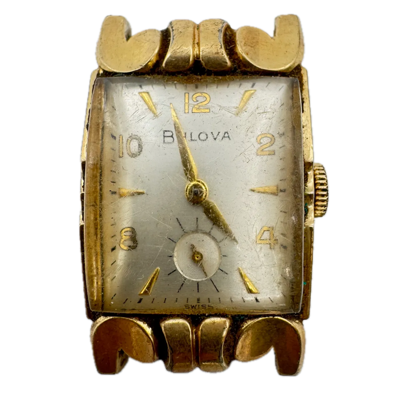 Vintage 1953 Bulova Ivanhoe Men's Mechanical Wristwatch 8 BA Swiss 10k RGP