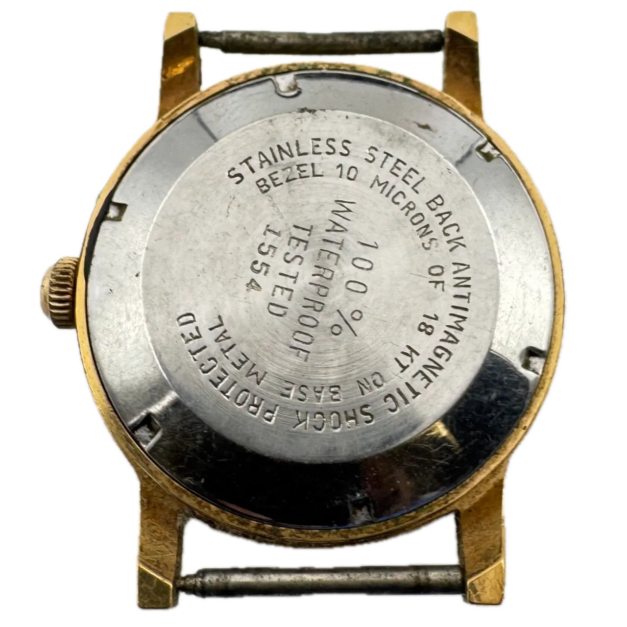 Vintage 1954 Bulova 1554 Jobber Case and Dial Men's Automatic Wristwatch 10 CSC
