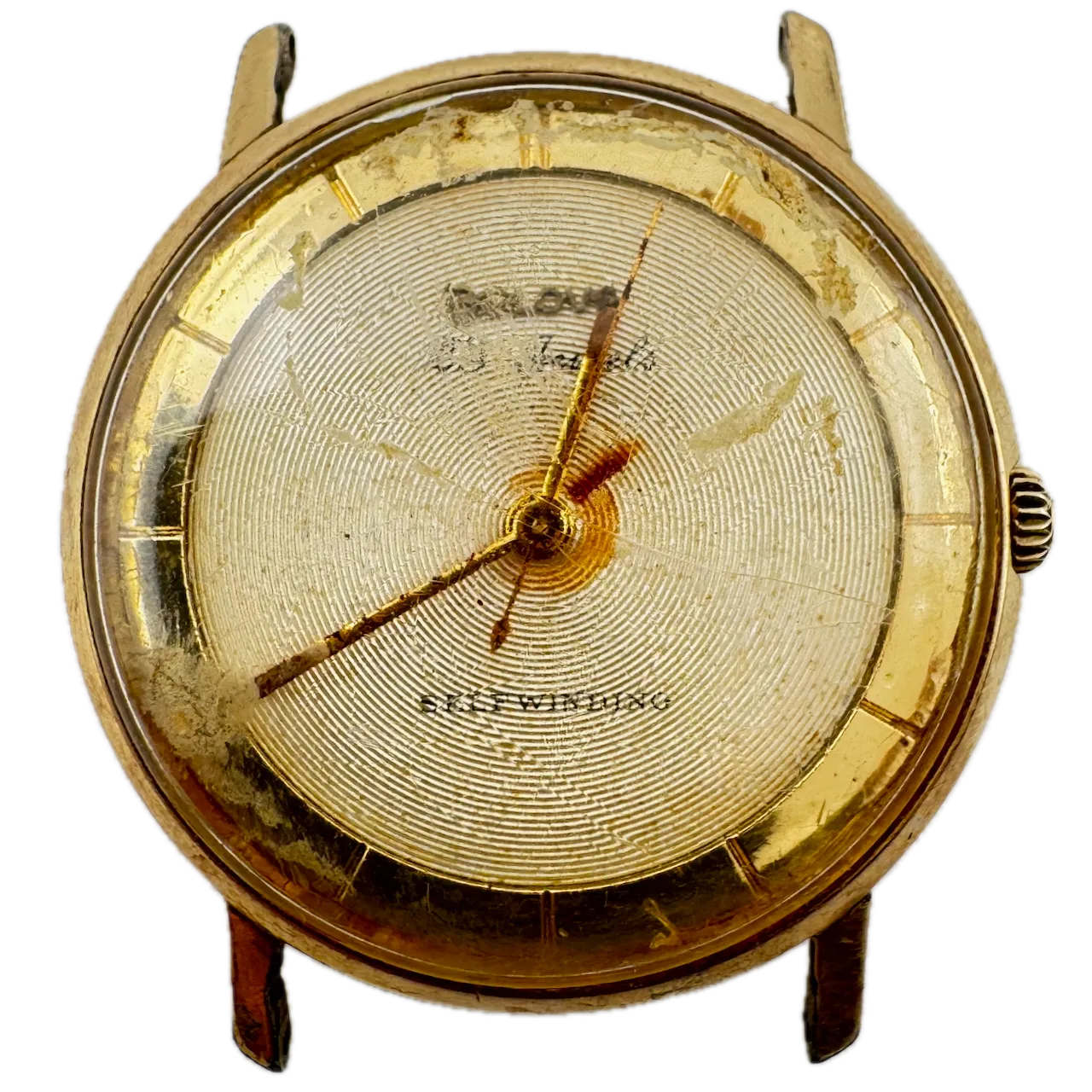 Vintage 1961 Bulova 23 Men's Automatic Wristwatch 10 BZAC USA 10k RGP