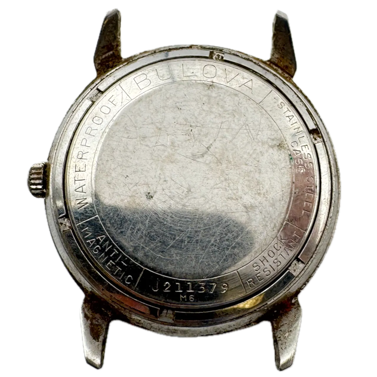 Vintage 1966 Bulova 2519 Horn Lugs Date Men's Automatic Wristwatch 11 ALACD