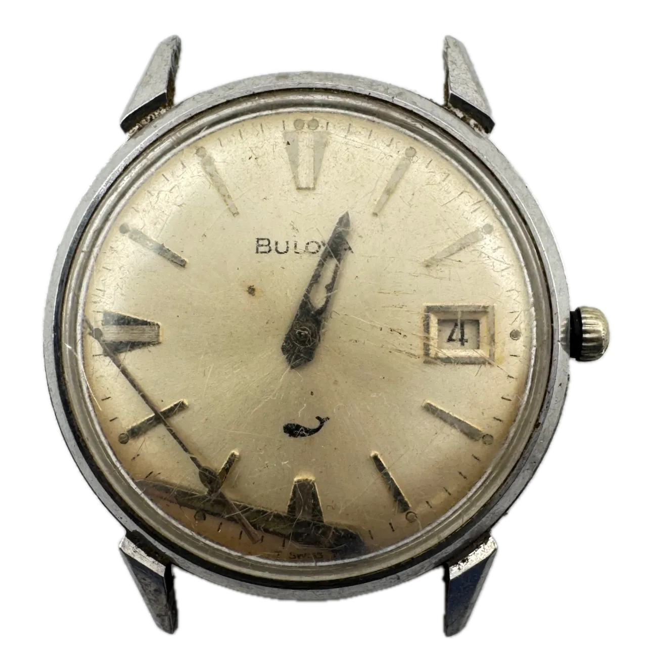 Vintage 1969 Bulova 2519 Date Sea King Men's Mechanical Wristwatch 11 BLCD