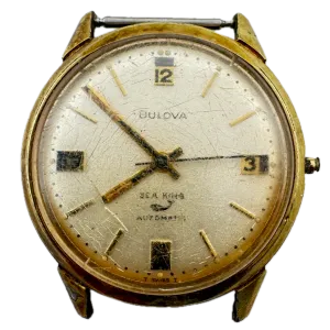 Vintage 1969 Bulova 2943 Sea King Men's Automatic Wristwatch 11 ANAC Swiss