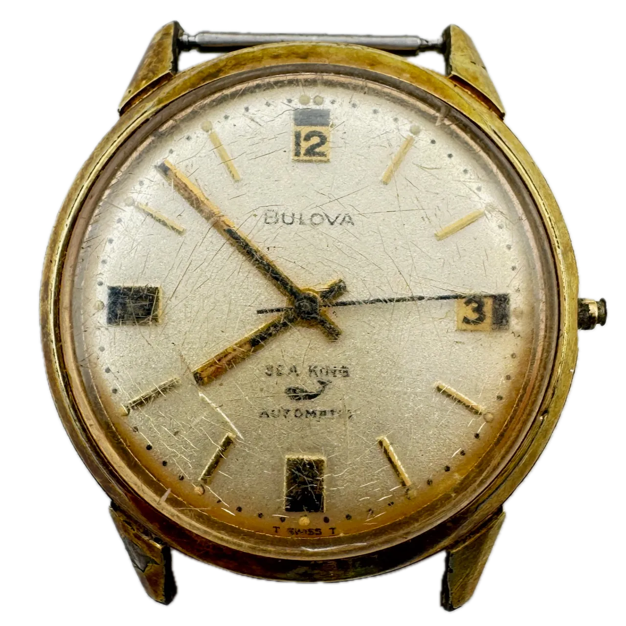 Vintage 1969 Bulova 2943 Sea King Men's Automatic Wristwatch 11 ANAC Swiss