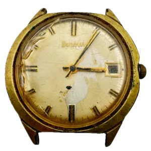 Vintage 1970 Bulova 3003 Sea King Date Men's Automatic Wristwatch 11 ANACD Steel