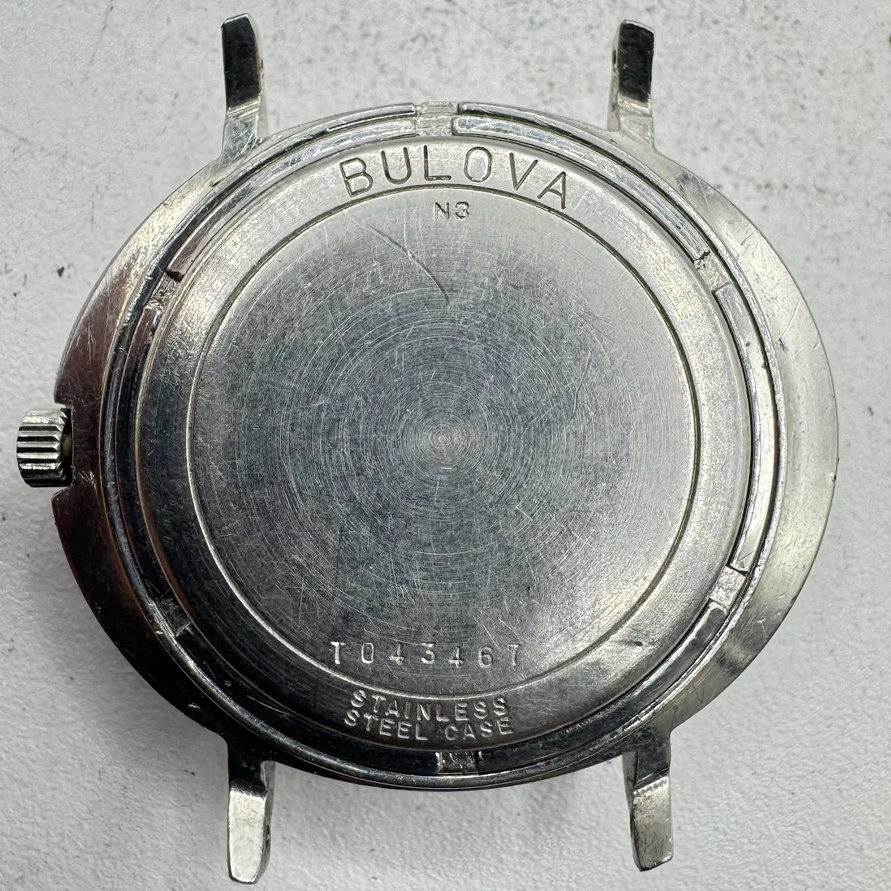 Vintage 1973 Bulova T-3092 UFO Brushed Dial Men's Automatic Wristwatch 11 AOACB