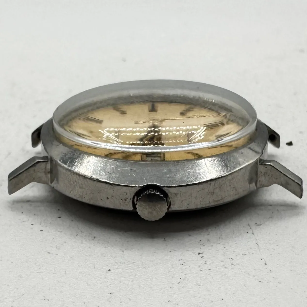 Vintage 1973 Bulova T-3092 UFO Brushed Dial Men's Automatic Wristwatch 11 AOACB
