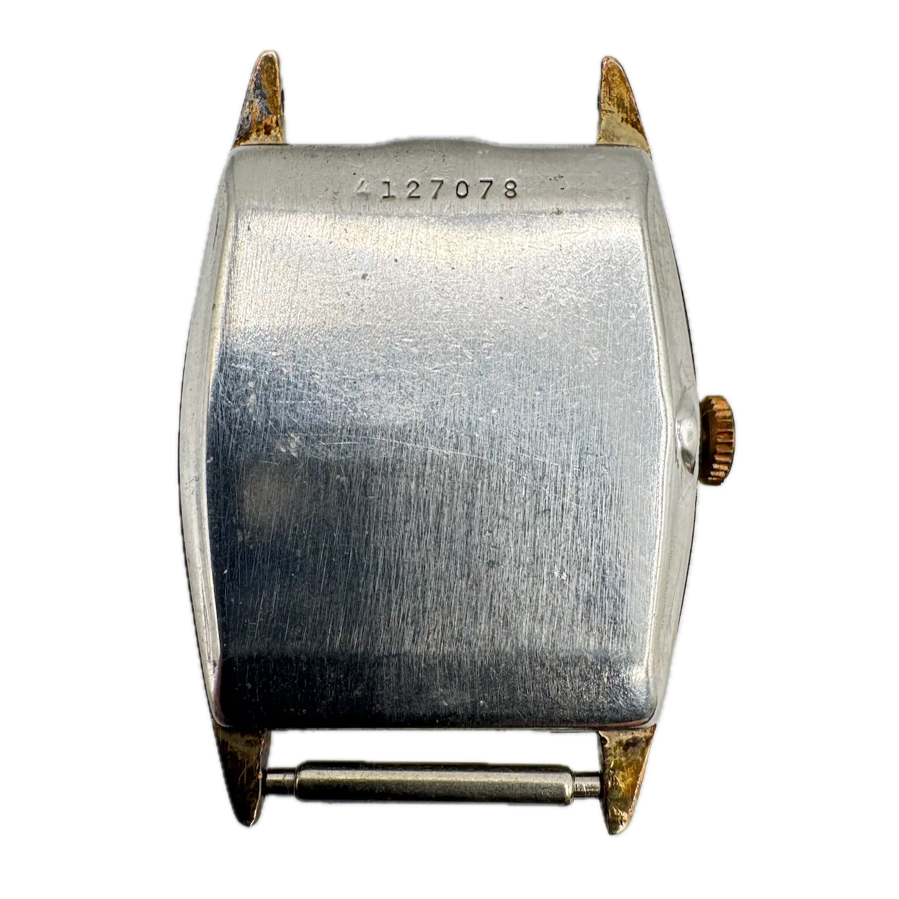 Vintage Bulova Art Deco Men's Mechanical Wristwatch 10 BA Sterling & 10k RGP
