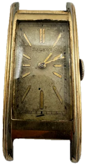Vintage Bulova Curvex Style Men's Mechanical Wristwatch 6 AE USA 10k GF