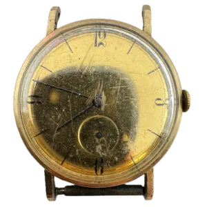 Vintage Bulova Mirror Dial Men's Mechanical Wristwatch 11AF Swiss 10k RGP