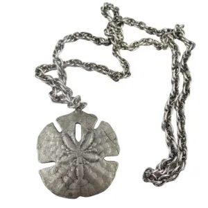 Vintage Metzke Sand Dollar Necklace