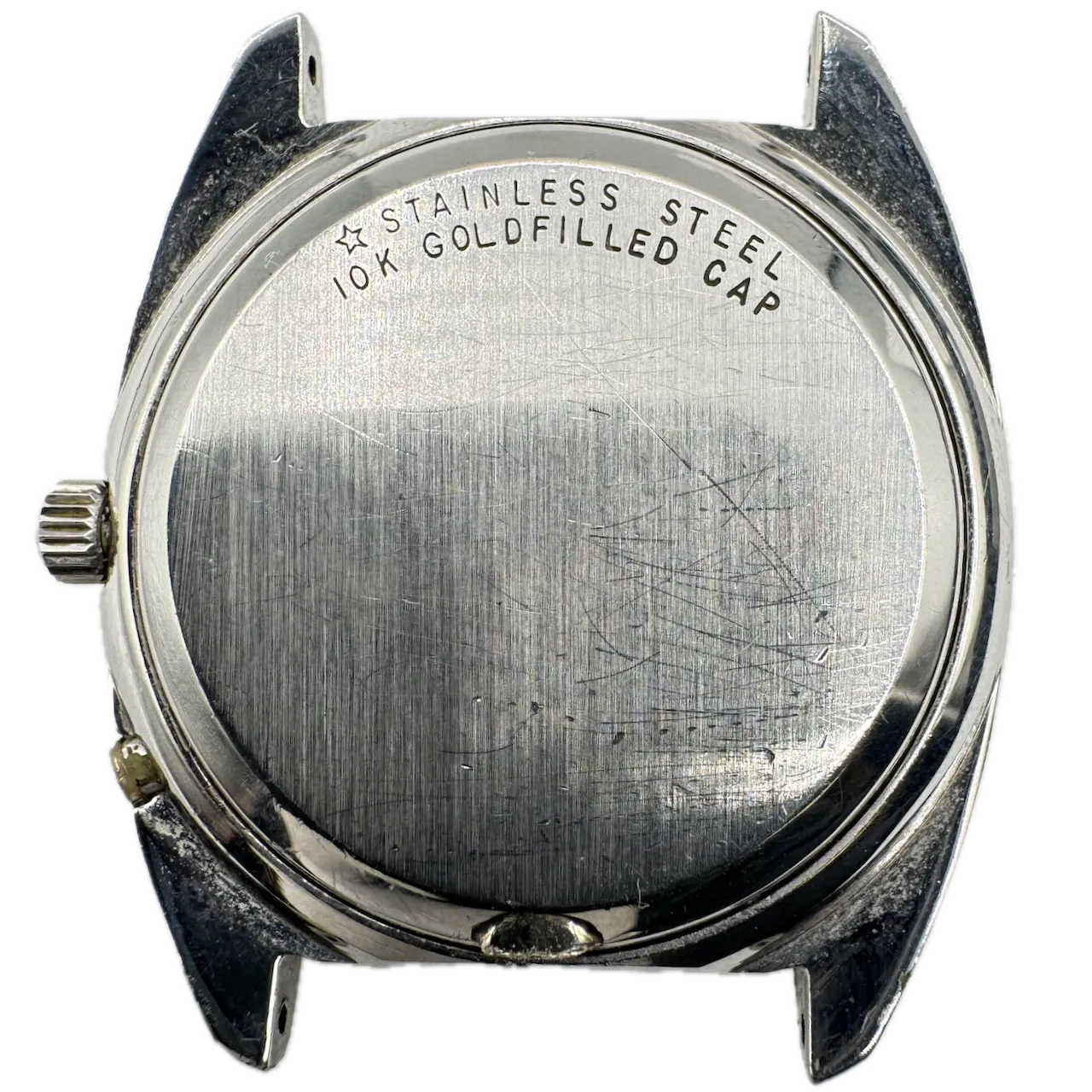 Vintage Omega Constellation Two Tone Men's Quartz Wristwatch Steel & 10k GF Cap