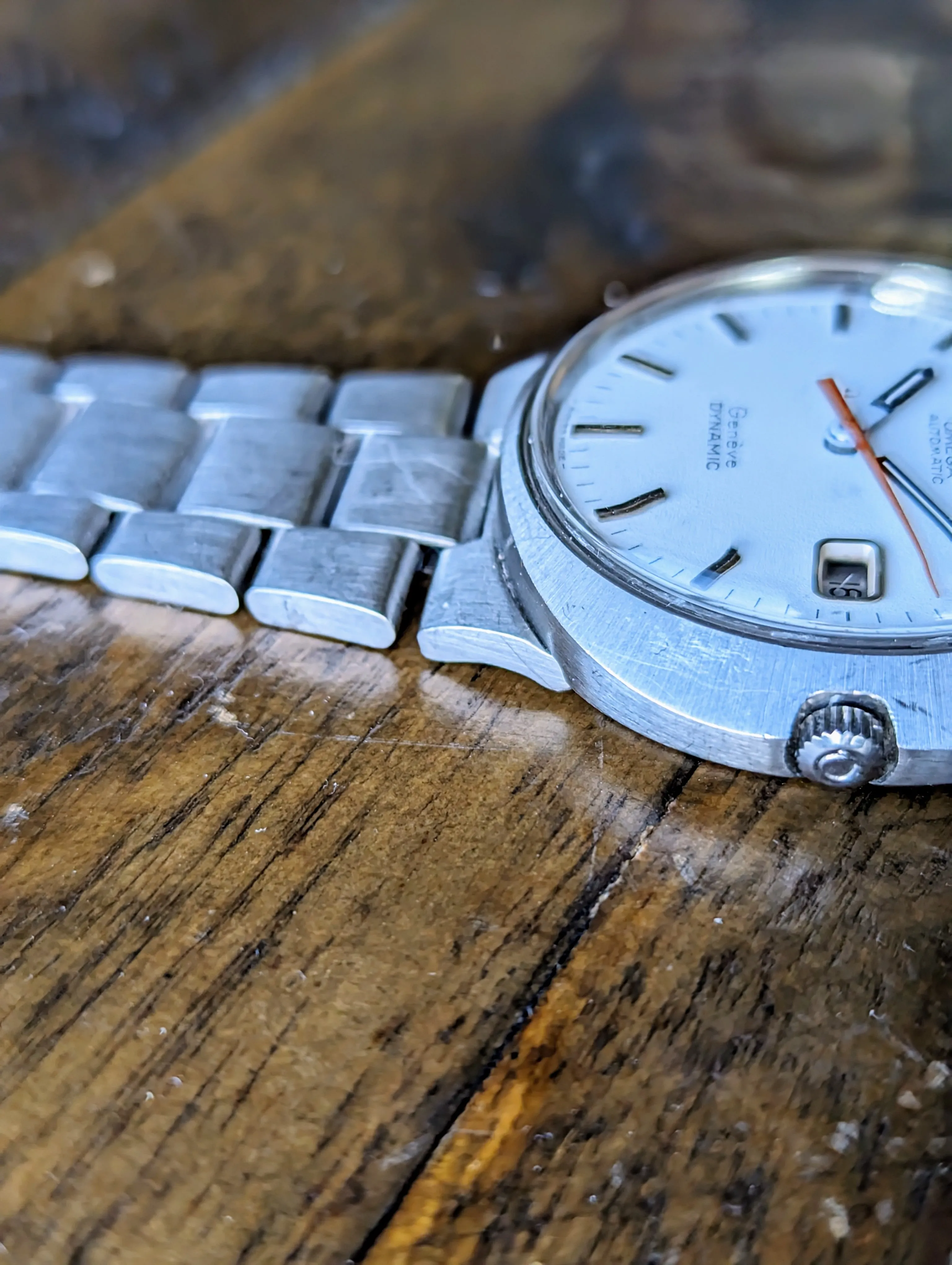 Vintage Omega Geneve Dynamic - Unpolished w/ original bracelet