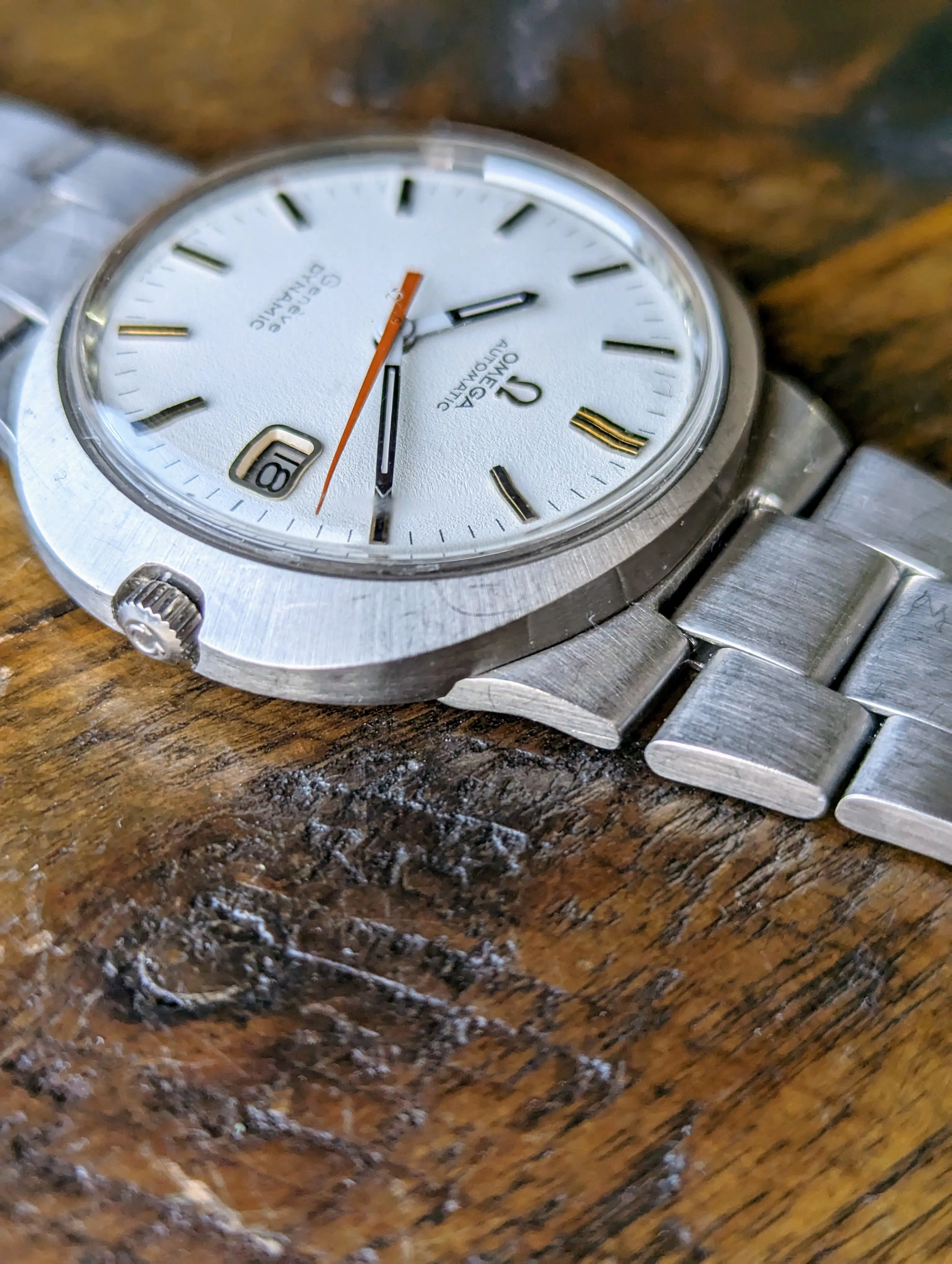 Vintage Omega Geneve Dynamic - Unpolished w/ original bracelet