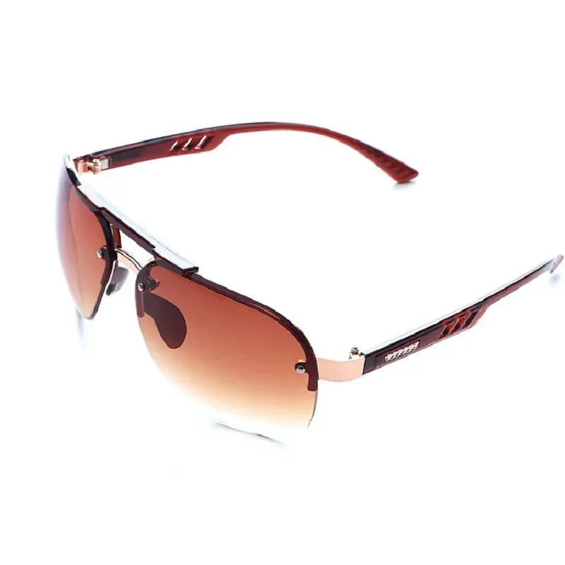 Vintage Punk Rimless Sunglasses