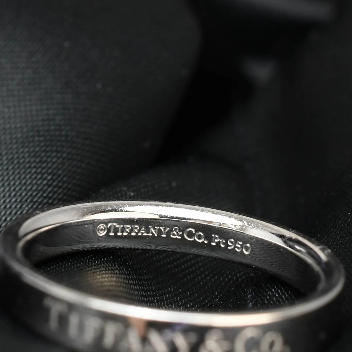 Vintage Tiffany & Co. Platinum Wedding Band