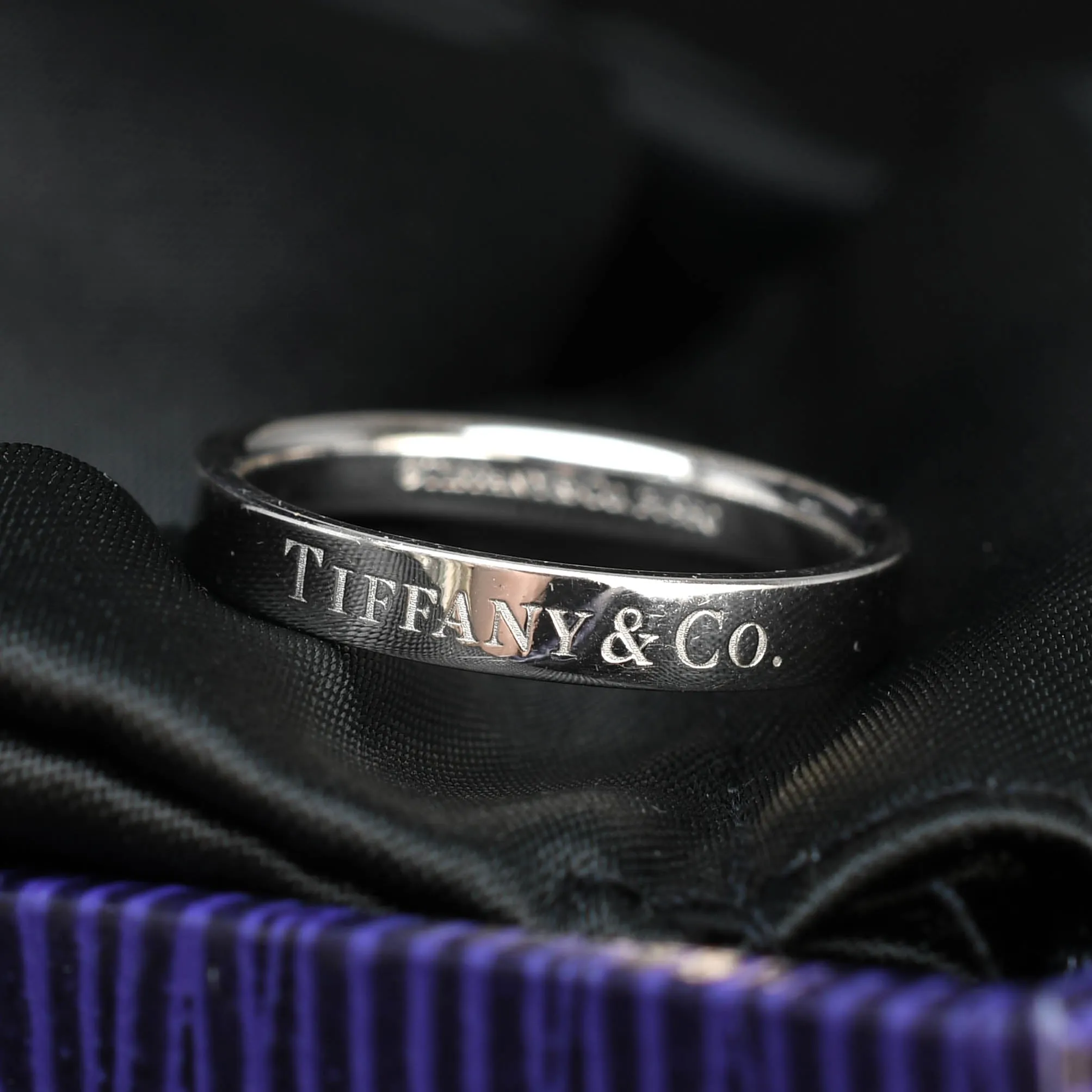 Vintage Tiffany & Co. Platinum Wedding Band