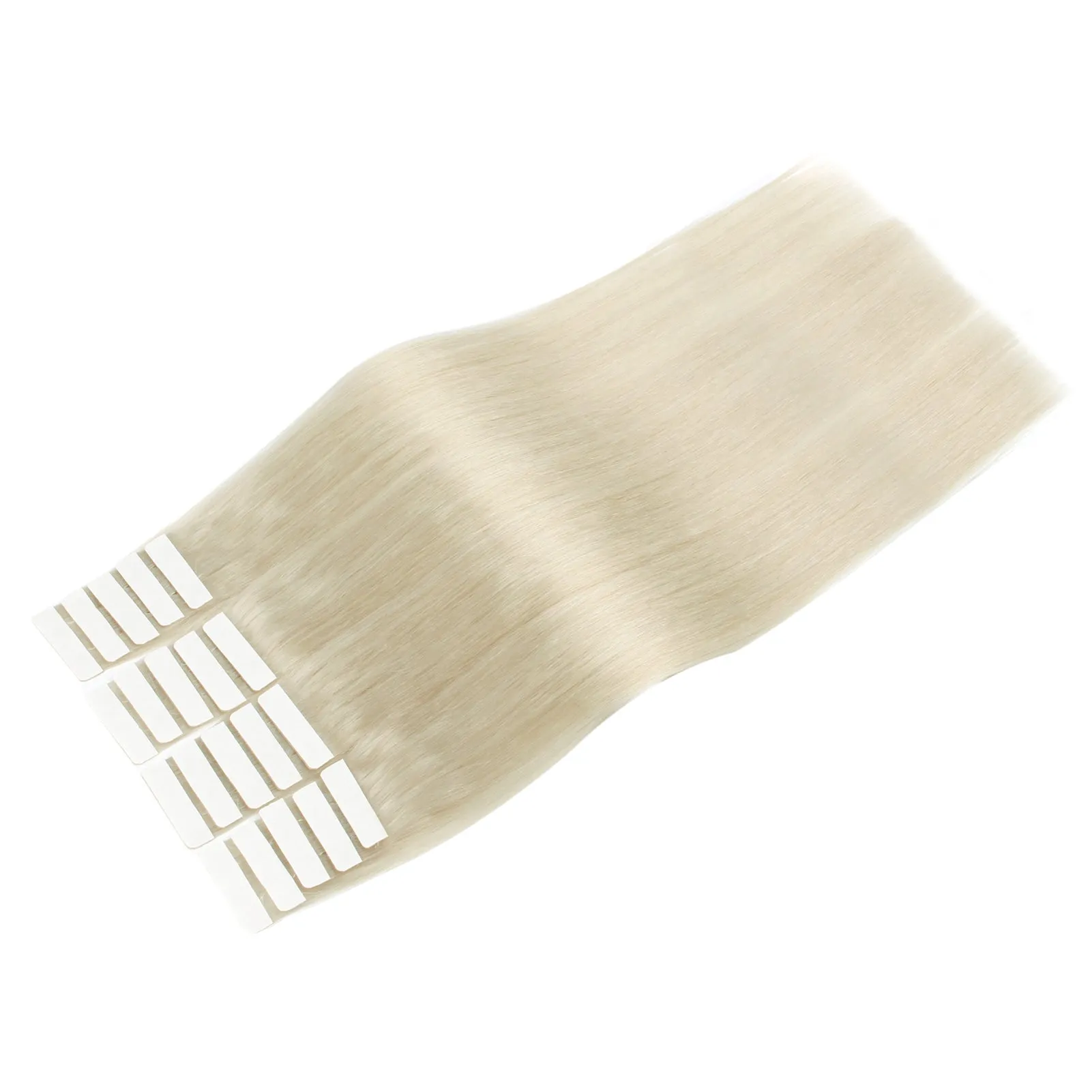 Virgin Invisible Tape in Hair Extensions Icy Blonde #1008