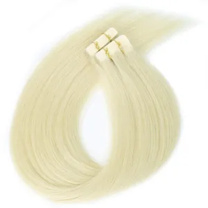 Virgin Invisible Tape in Hair Extensions Platinum Blonde #106