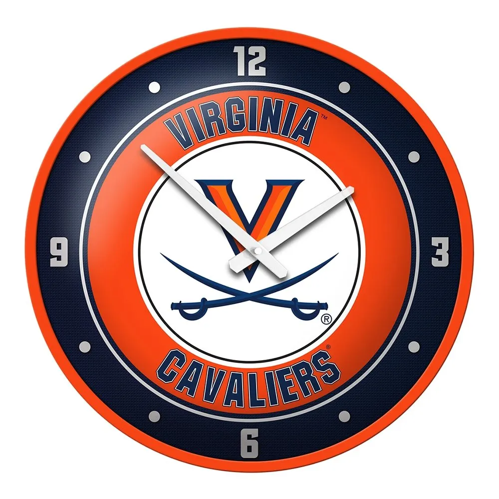 Virginia Cavaliers: Modern Disc Wall Clock