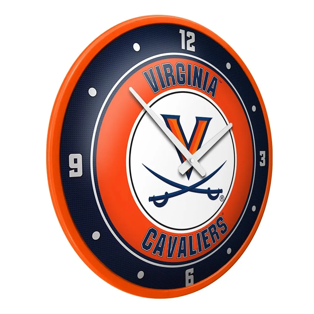 Virginia Cavaliers: Modern Disc Wall Clock
