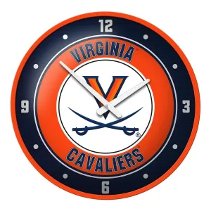 Virginia Cavaliers: Modern Disc Wall Clock