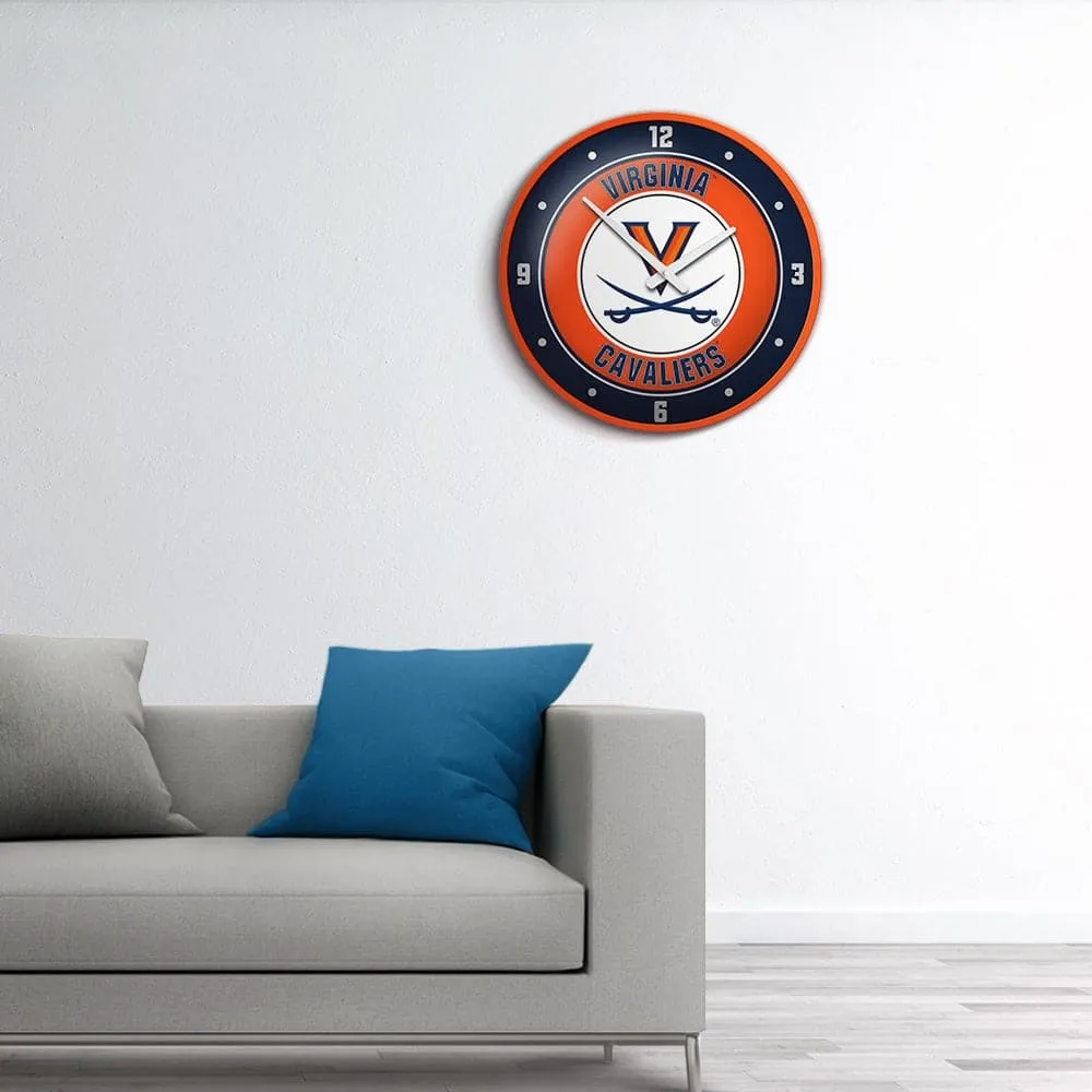 Virginia Cavaliers: Modern Disc Wall Clock