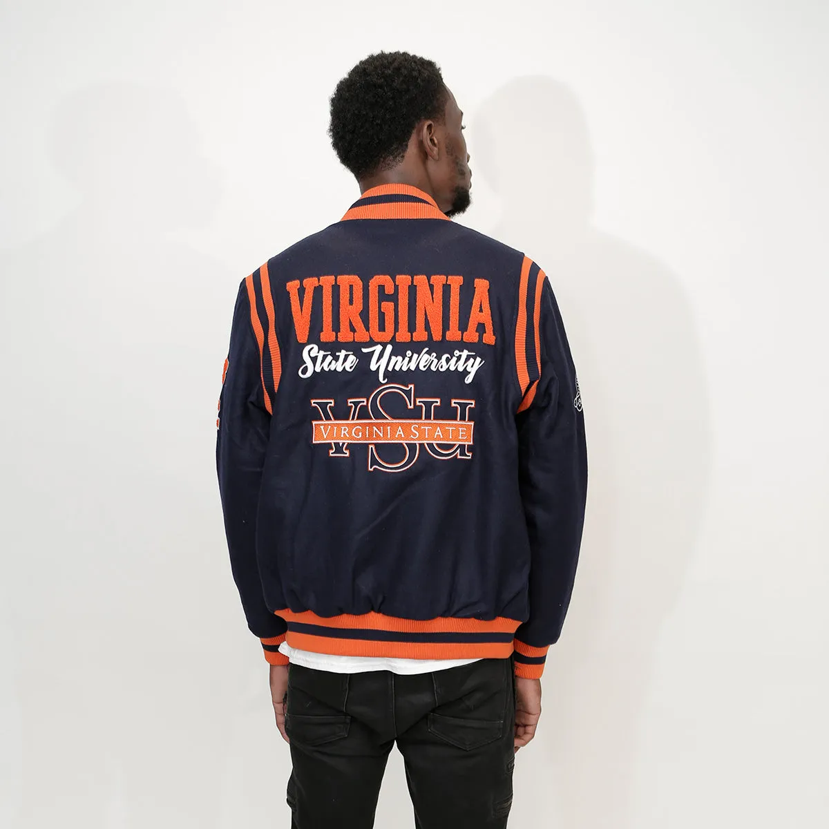 Virginia State |  VARSITY JACKET NAVY  UNISEX