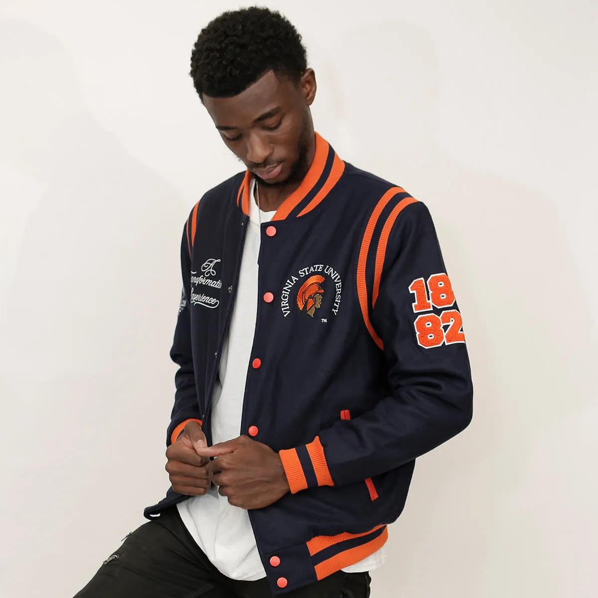 Virginia State |  VARSITY JACKET NAVY  UNISEX
