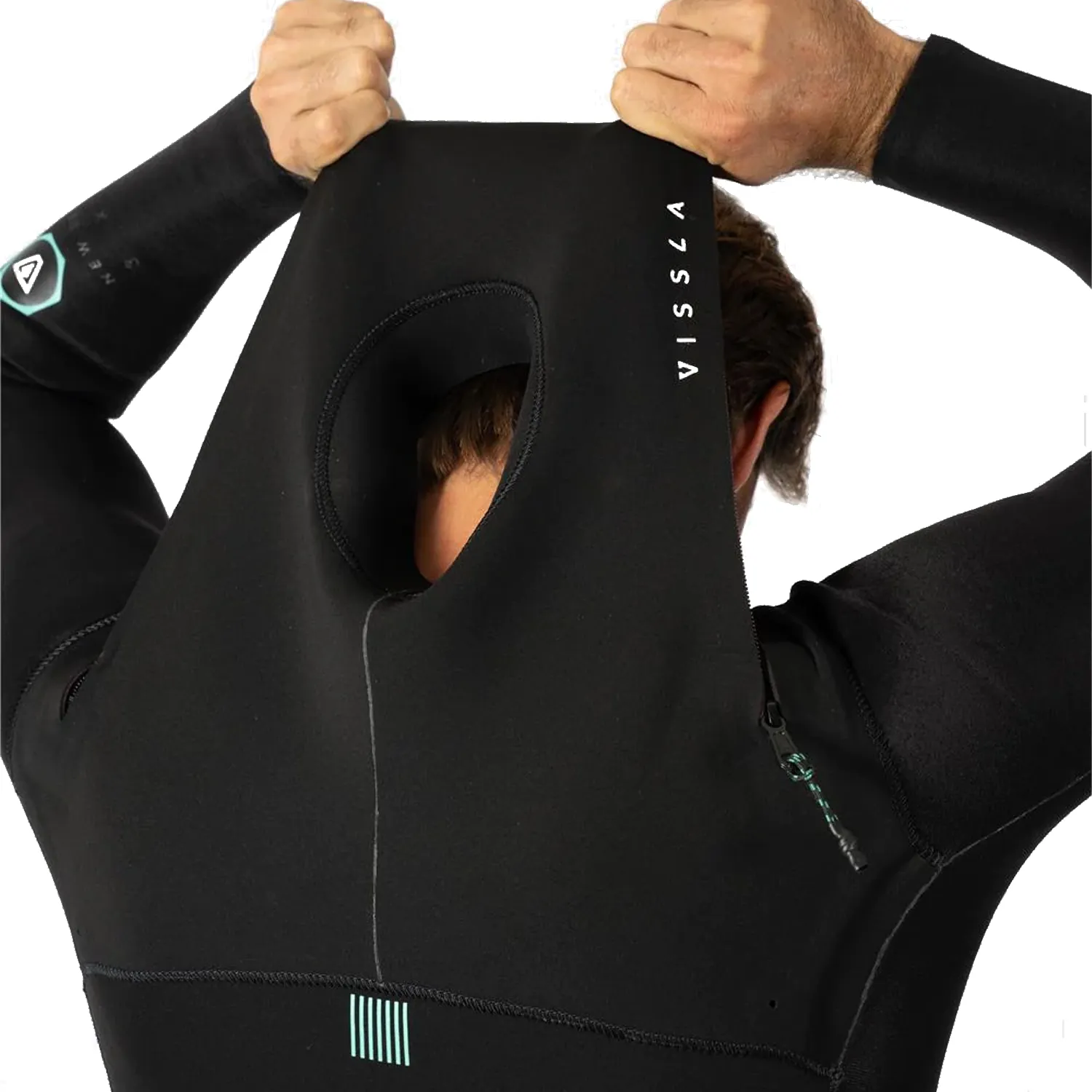 VISSLA MENS NEW SEAS 3/2MM U ZIP FULL