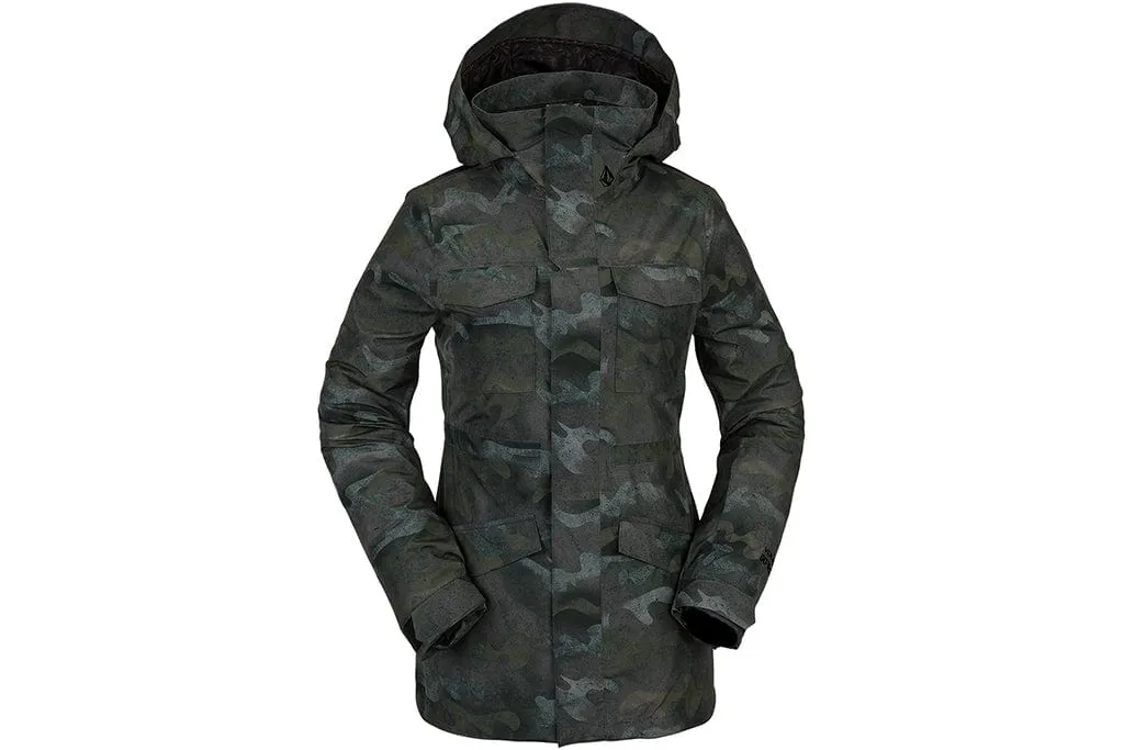 Volcom Leda Gore Tex Jacket Covert Green