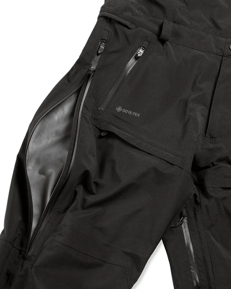 Volcom Men's 3L Gore-Tex Bib Overhauler Pant Black 2025