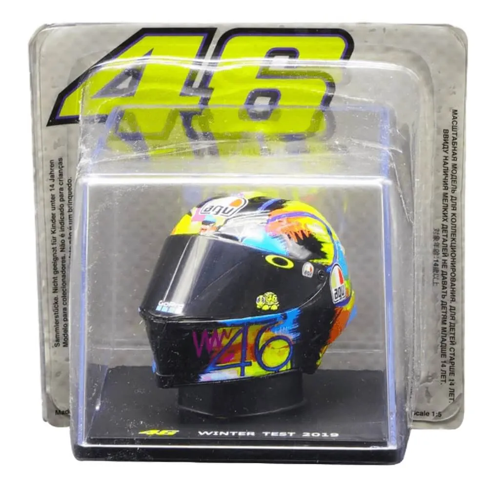 VR46 Mini Helmet Winter Test 2019
