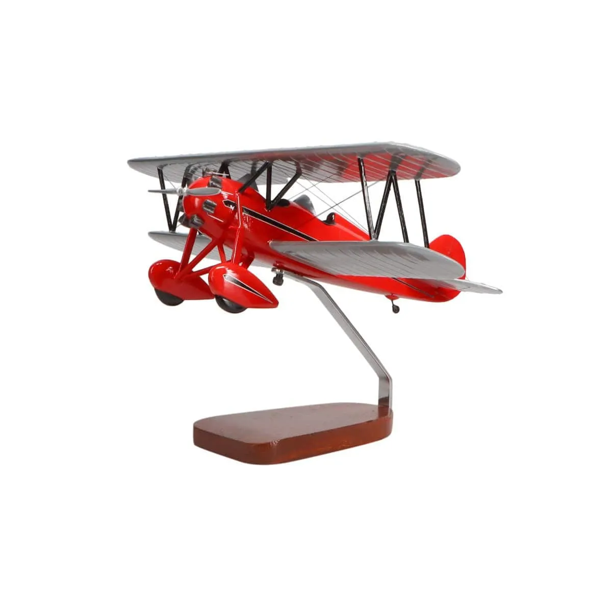 Waco Aircraft Company RNF (Red) Large Mahogany Model