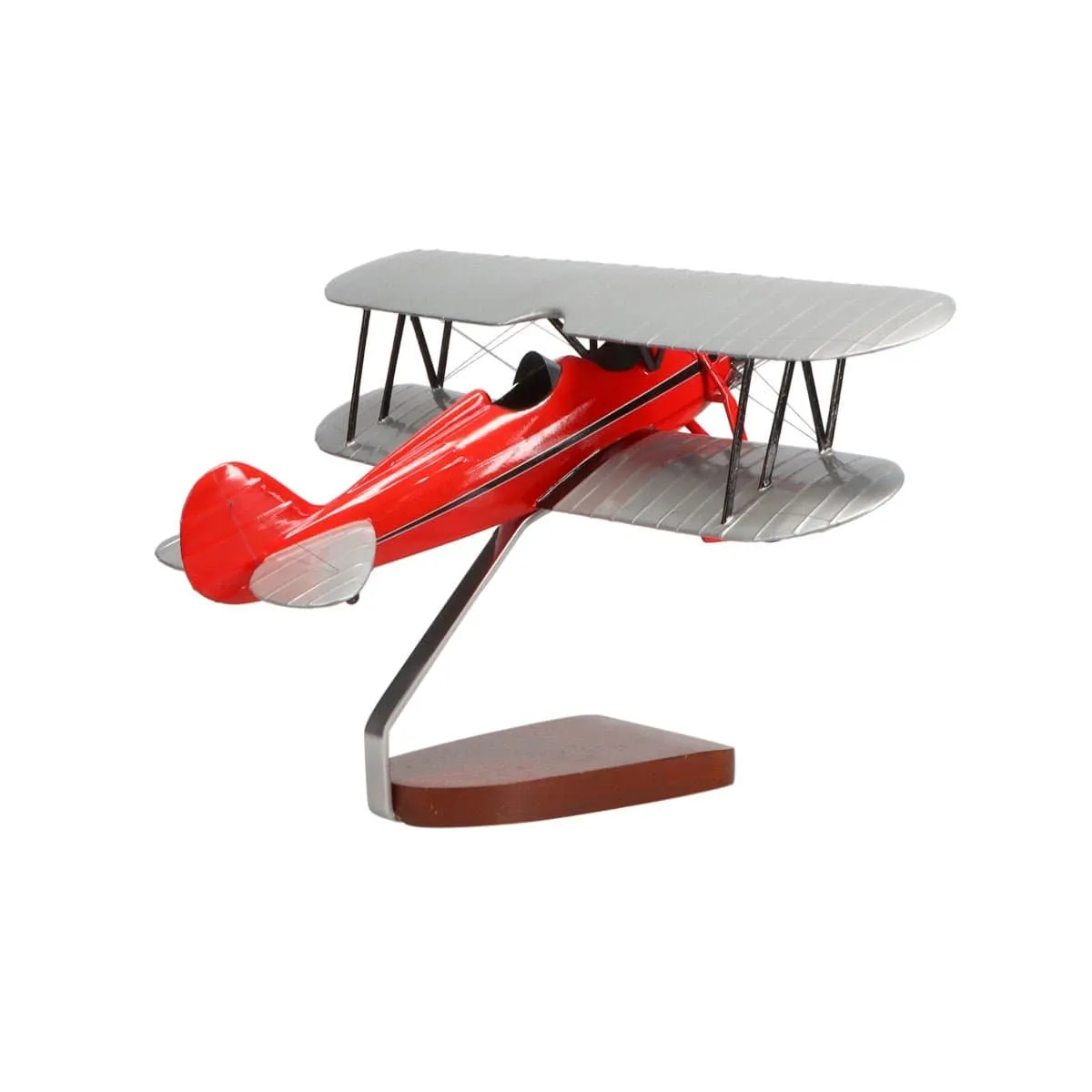 Waco Aircraft Company RNF (Red) Large Mahogany Model