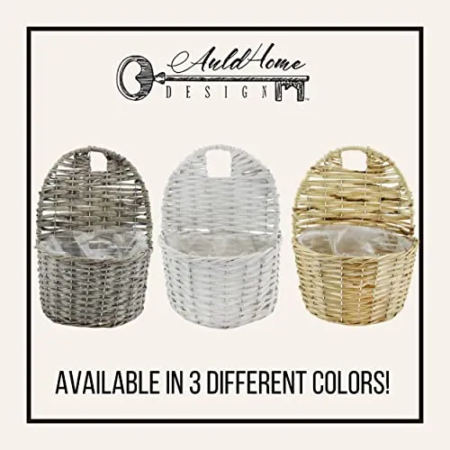 Wall Pocket Baskets (Natural, Case of 12)