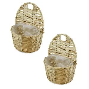 Wall Pocket Baskets (Natural, Case of 12)