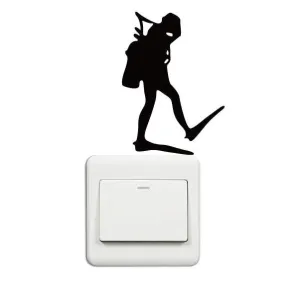 Wall Sticker: Giant Stride