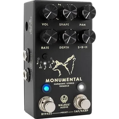 WALRUS AUDIO Monumental Stereo Harmonic Tremolo - Black