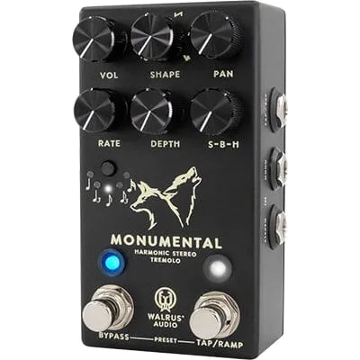 WALRUS AUDIO Monumental Stereo Harmonic Tremolo - Black