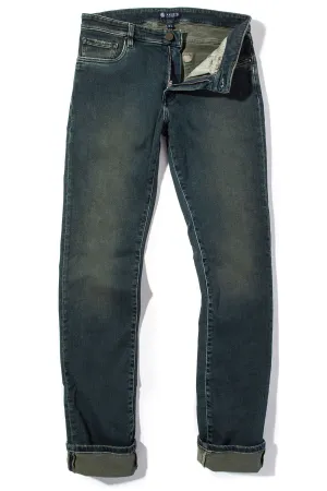 Waylon Over-Dyed Stretch Denim In Cactus