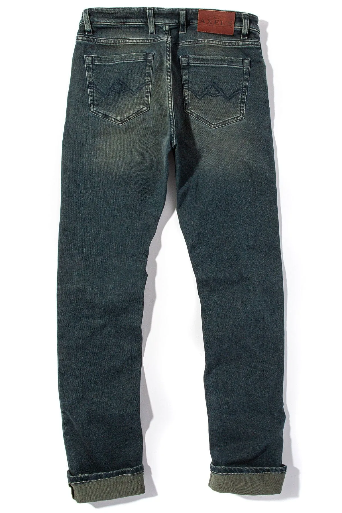 Waylon Over-Dyed Stretch Denim In Cactus