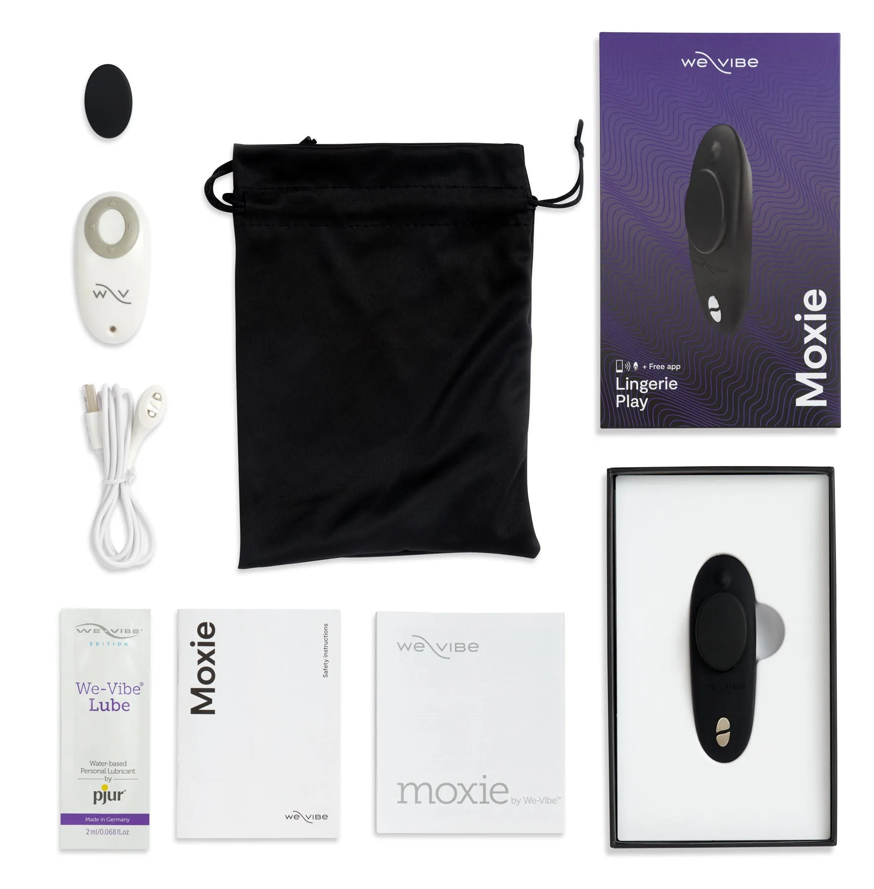 We-Vibe Moxie Wearable Clitoral Vibrator in Black
